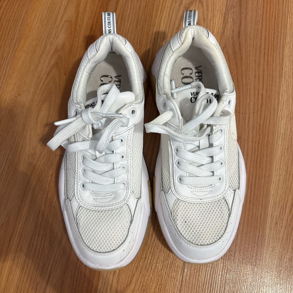 Authentic Versace Jeans Couture White Stargaze Low Sneakers